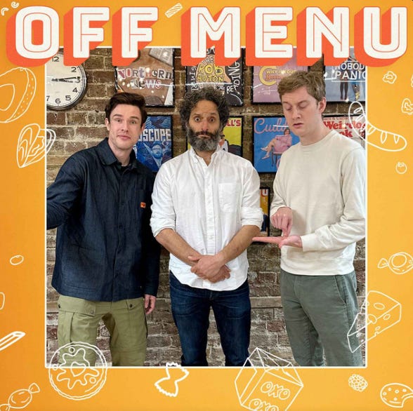 Off Menu poster art featuring Jason Mantzoukas